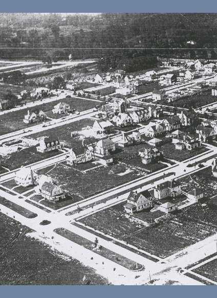 aerial view of Oakwood